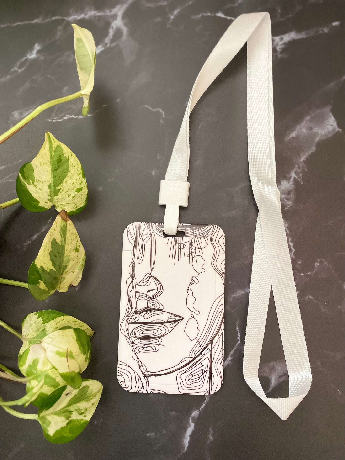 ID Badge Holder, Badge Holder, ID, Vertical, Badge Protector, Name Badge, Teacher Badge, Student Card, Floral, Butterfly, Christmas Gift
