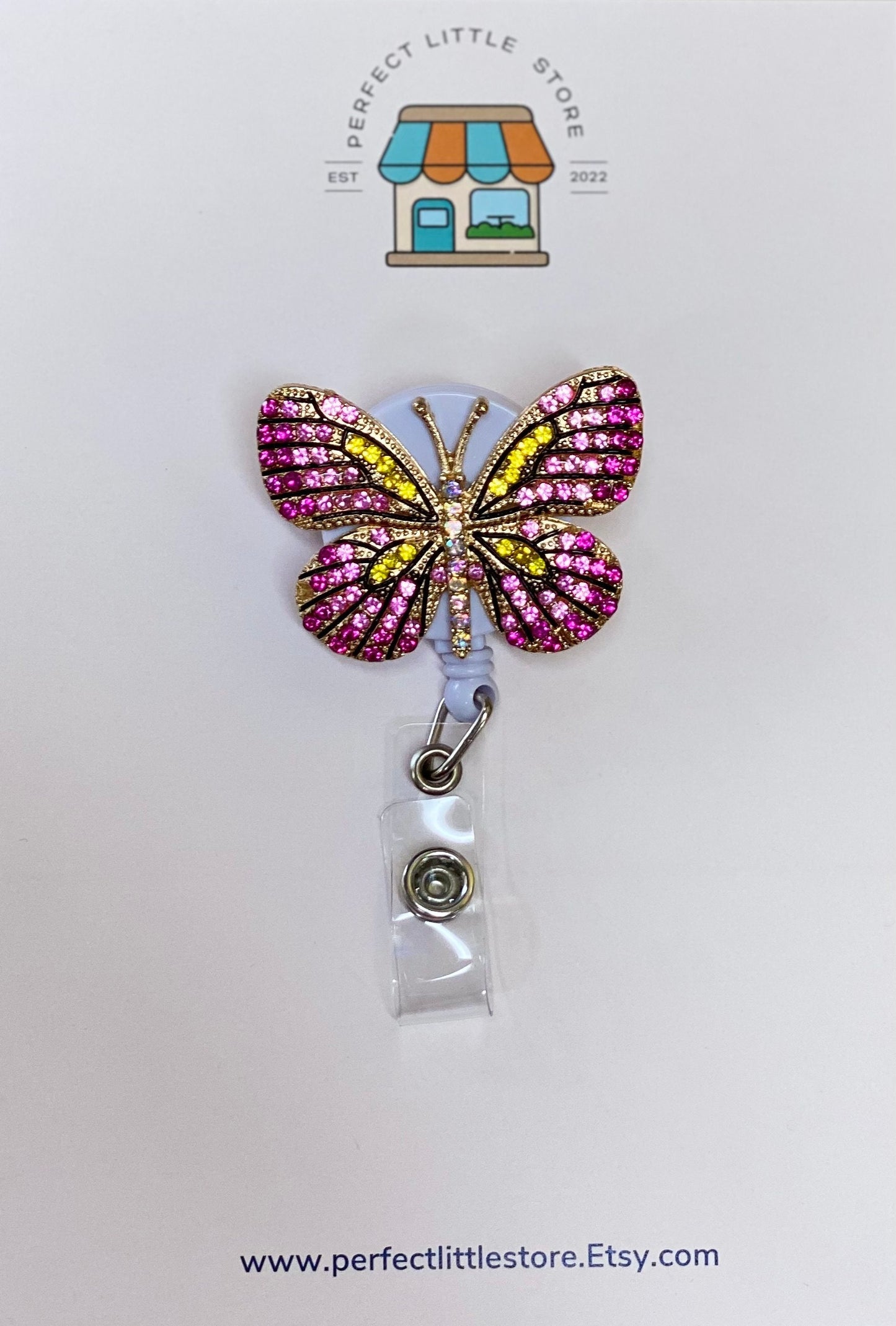 Retractable Rhinestone Badge Reel, Nurse ID Holder, RN Key Card, Nurse Badge Reel, Nurse, Medical, Reel, Sparkle Badge Reel, Valentines