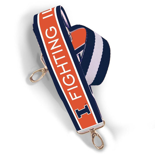 Illinois clear purse with Fighting Illini licensed strap