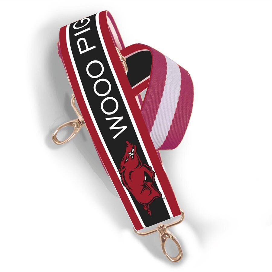 Arkansas WOO PIG SOOIE - Adjustable Purse Strap, Officially Licensed, Stadium Approved, Back to School, Razorbacks, Graduation Gift,