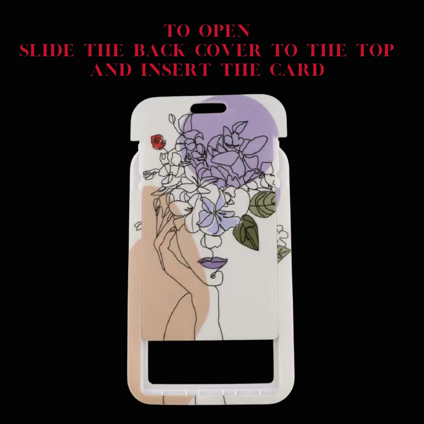 ID Badge Holder, ID Holder, Vertical, Card Protector Case, Badge Protector, Name Badge, Teacher Badge, Student Card, Christmas, Valentines