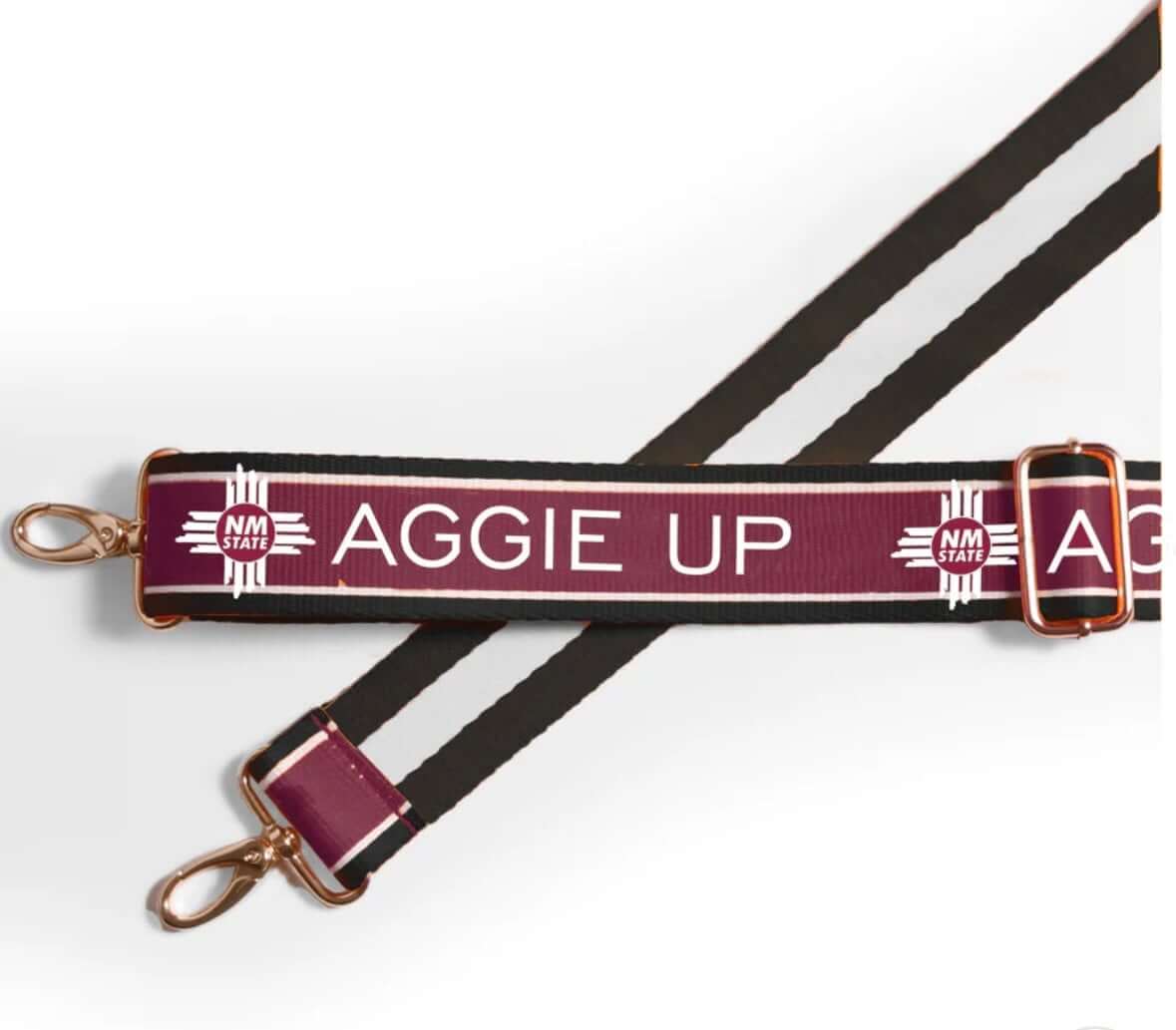 New Mexico State Aggies shoulder strap Aggie Up canvas