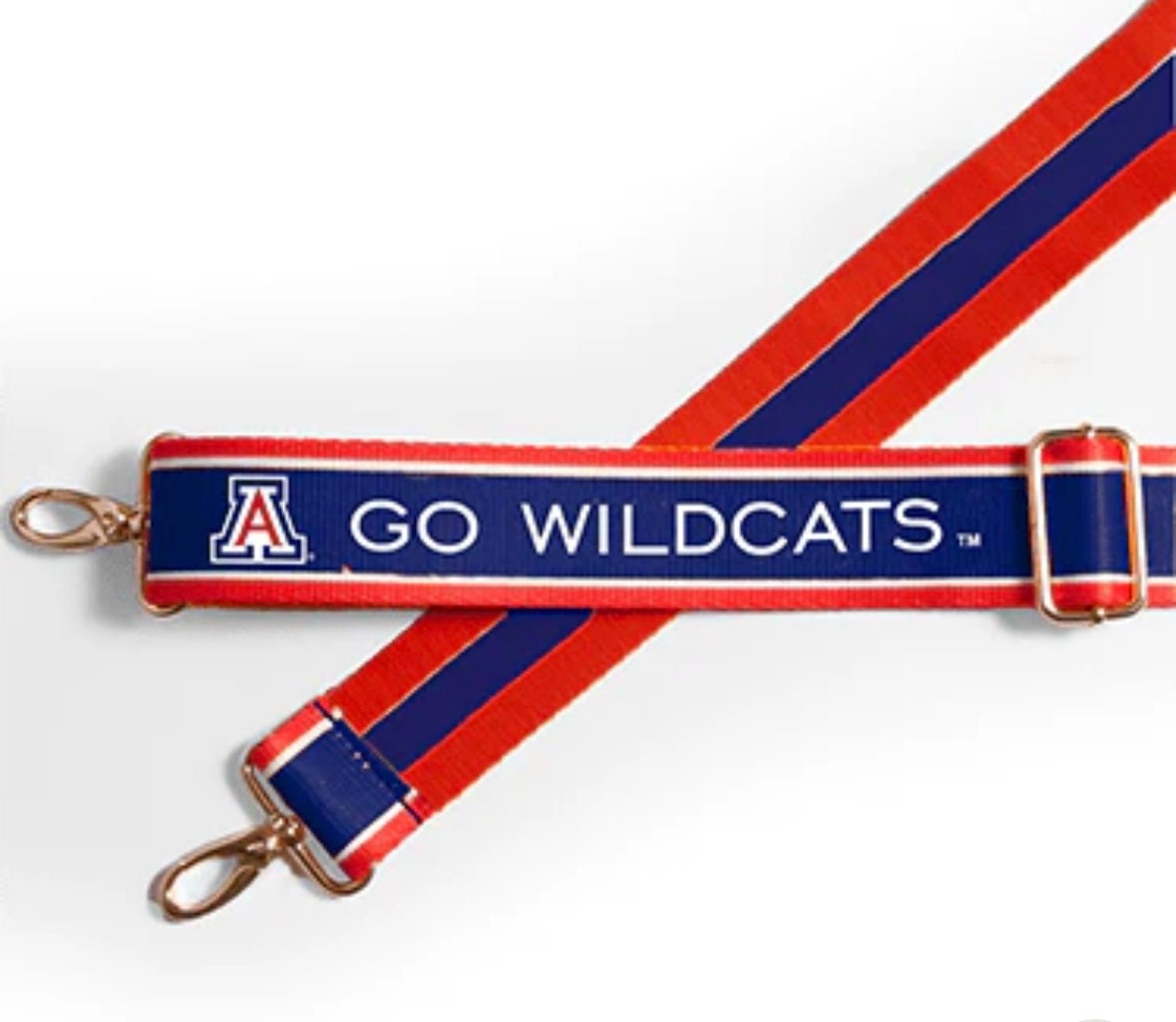 Arizona GO WILDCAT Clear Purse with Strap, Licensed, Adjustable, Game Day, Stadium Approved, Crossbody, Back to School, Graduation Gift