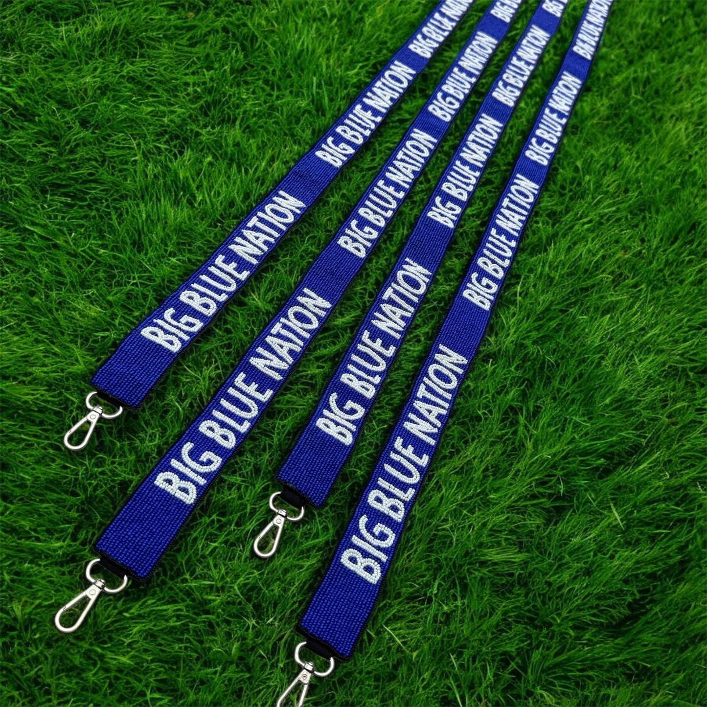 UK Wildcats Beaded Purse Strap, Handmade, Big Blue Nation, Crossbody, Shoulder, Stadium Approved, Game Day, Graduation, Gift