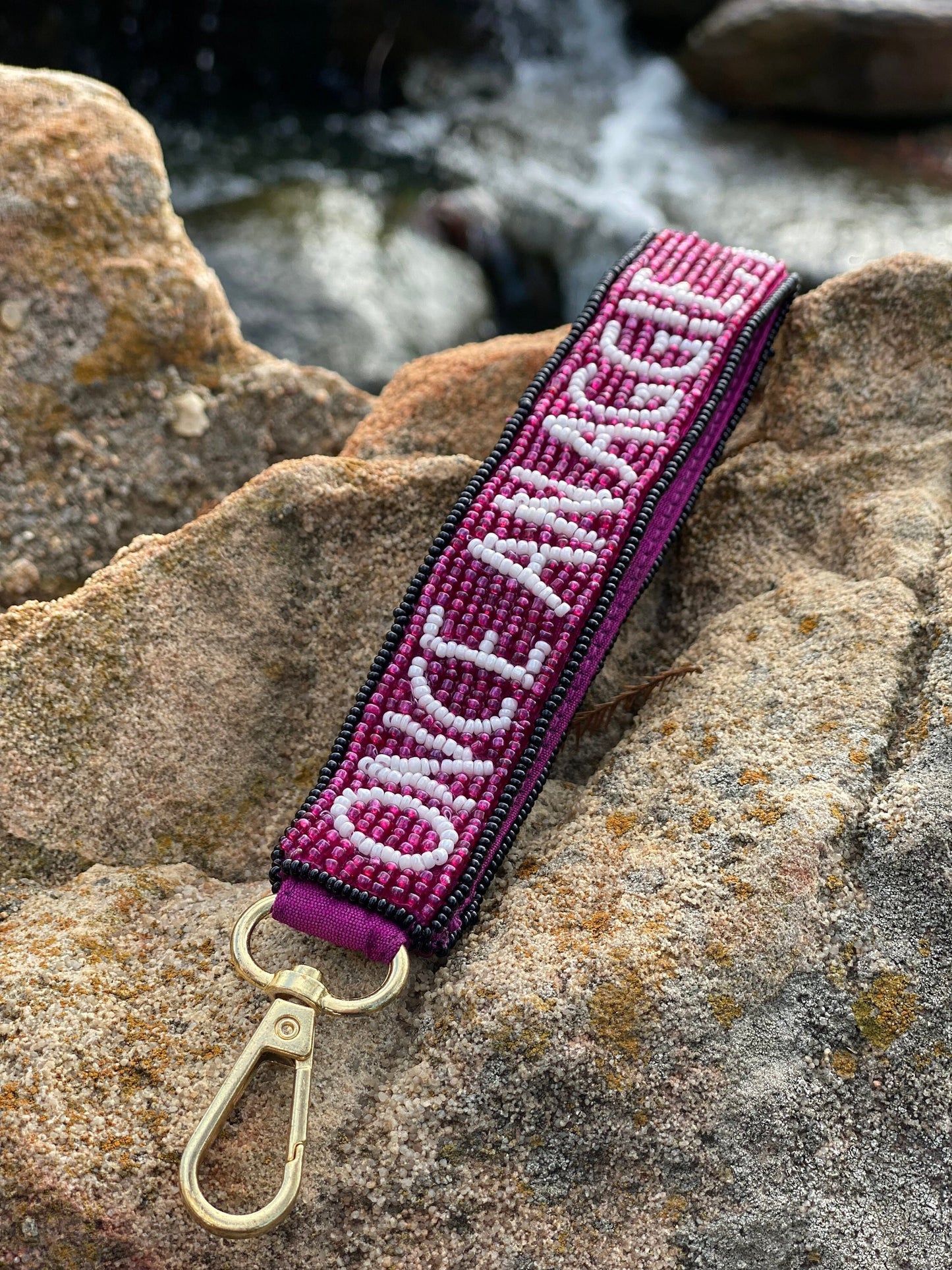 Aggies Beaded Wristlet, Keychain, Handmade, Strap, Purse, Gameday, Texas A&M, Gift for her, Graduation Gift, Christmas Gift, Valentines