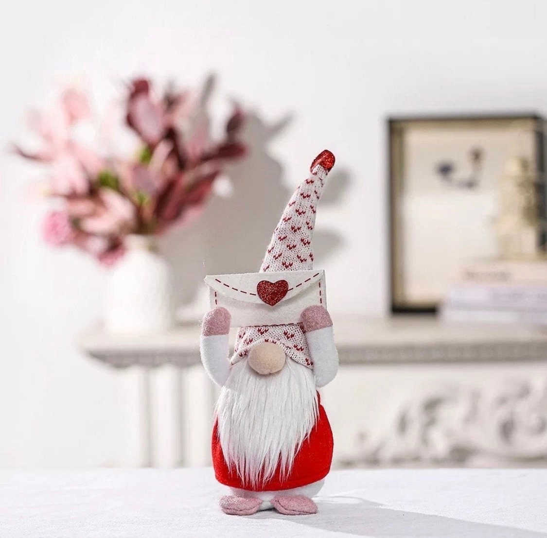 2pcs Valentines Gnome for Couple, Valentine Gnomes Decor, Christmas Decor, Gnome Plush Standing, Couple Gift, Christmas Gift, Fall Decor