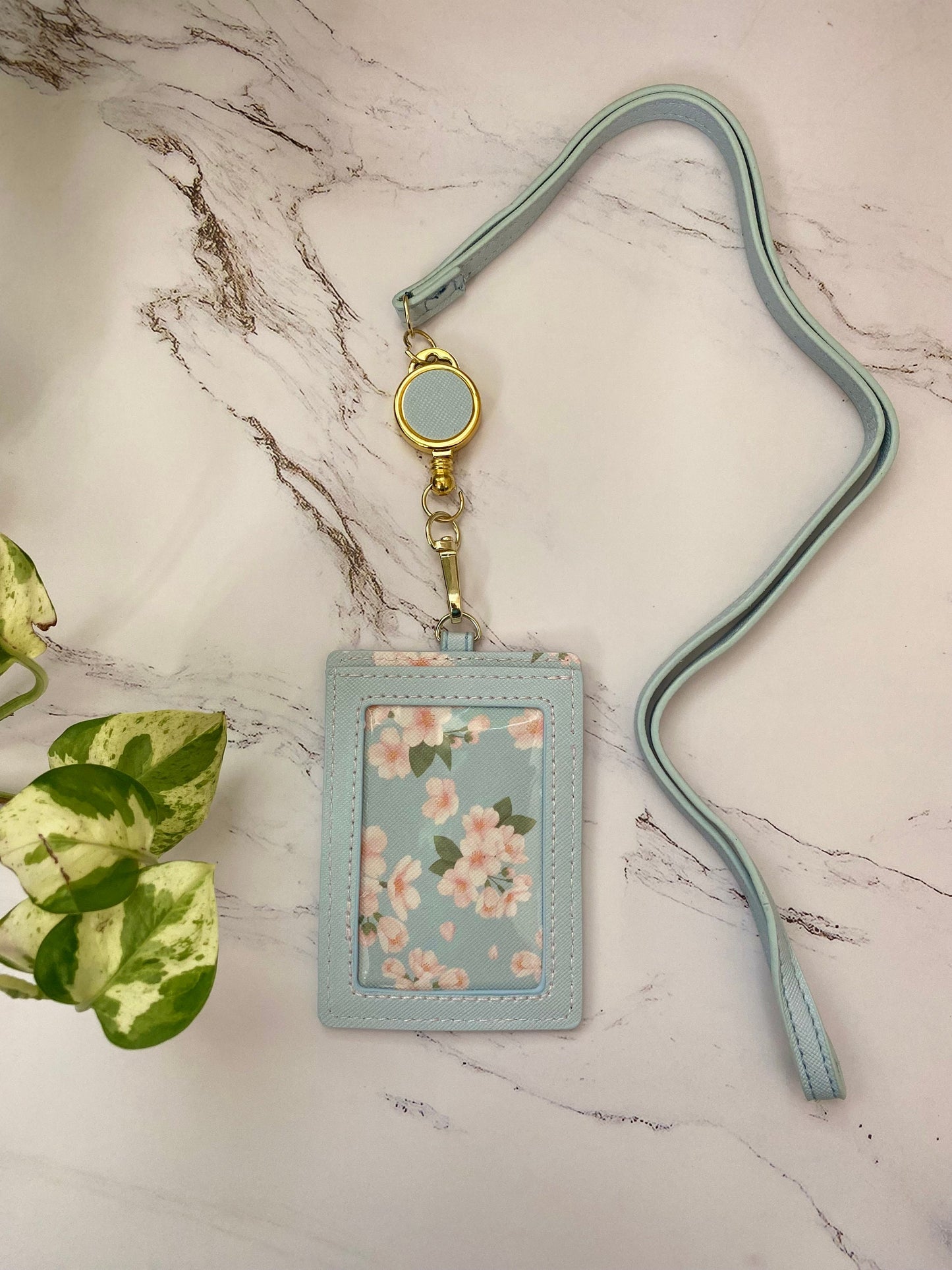 ID Badge Display with Credit Card Holder and Retractable Reel, Id card, Lanyard id holder, Id wallet lanyard, Stretchable, Valentines