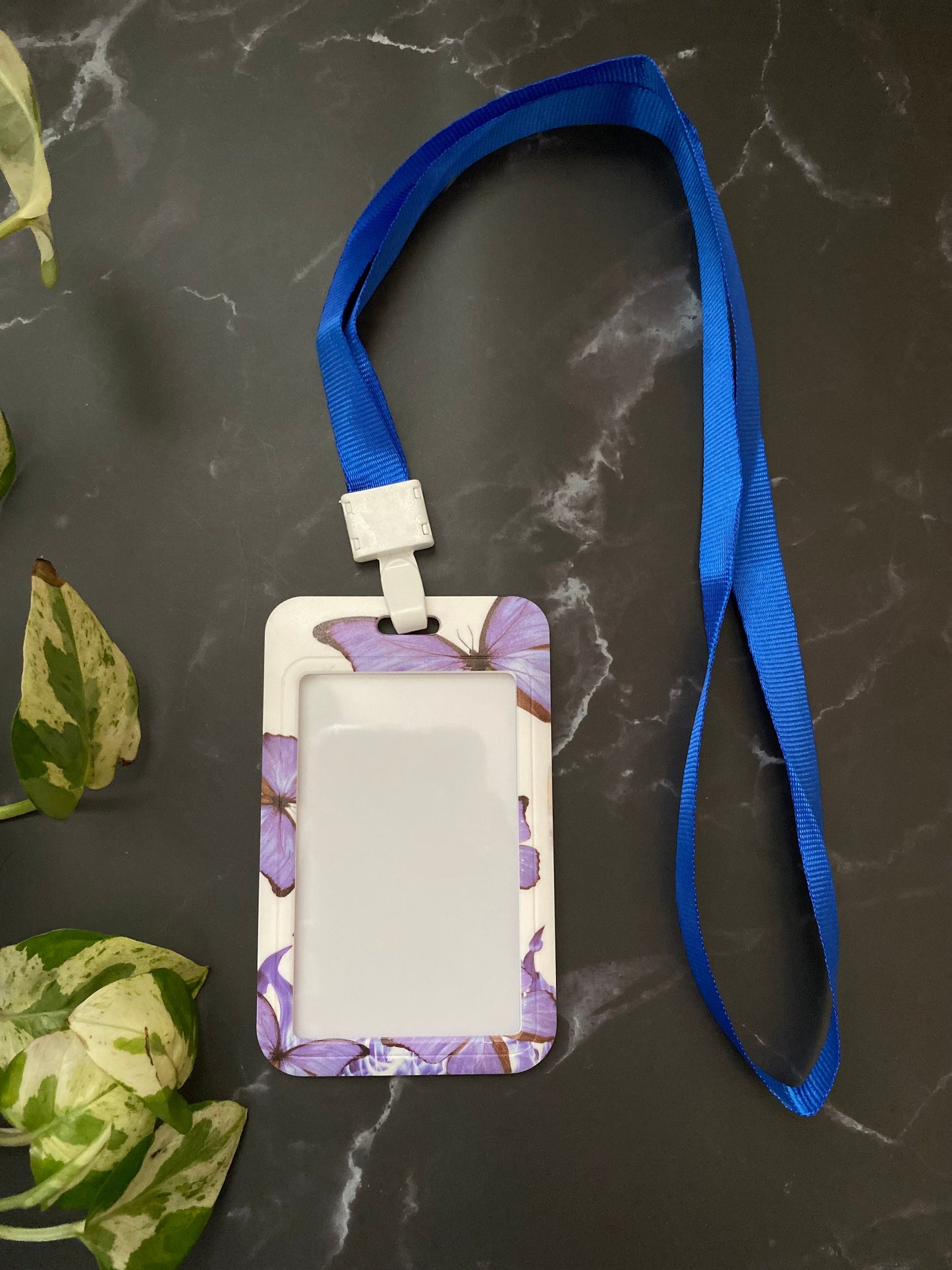 ID Badge Holder, Badge Holder, ID, Vertical, Badge Protector, Name Badge, Teacher Badge, Student Card, Floral, Butterfly, Christmas Gift