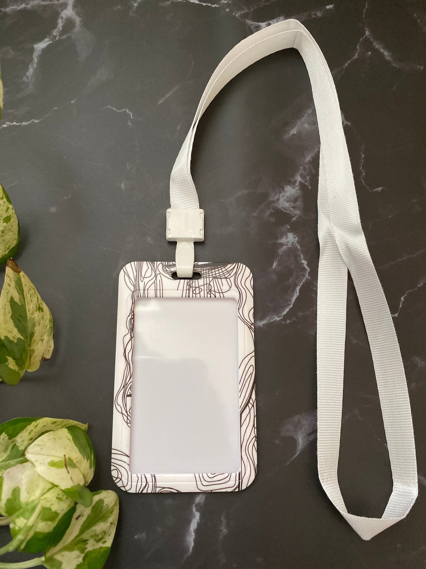 ID Badge Holder, Badge Holder, ID, Vertical, Badge Protector, Name Badge, Teacher Badge, Student Card, Floral, Butterfly, Christmas Gift