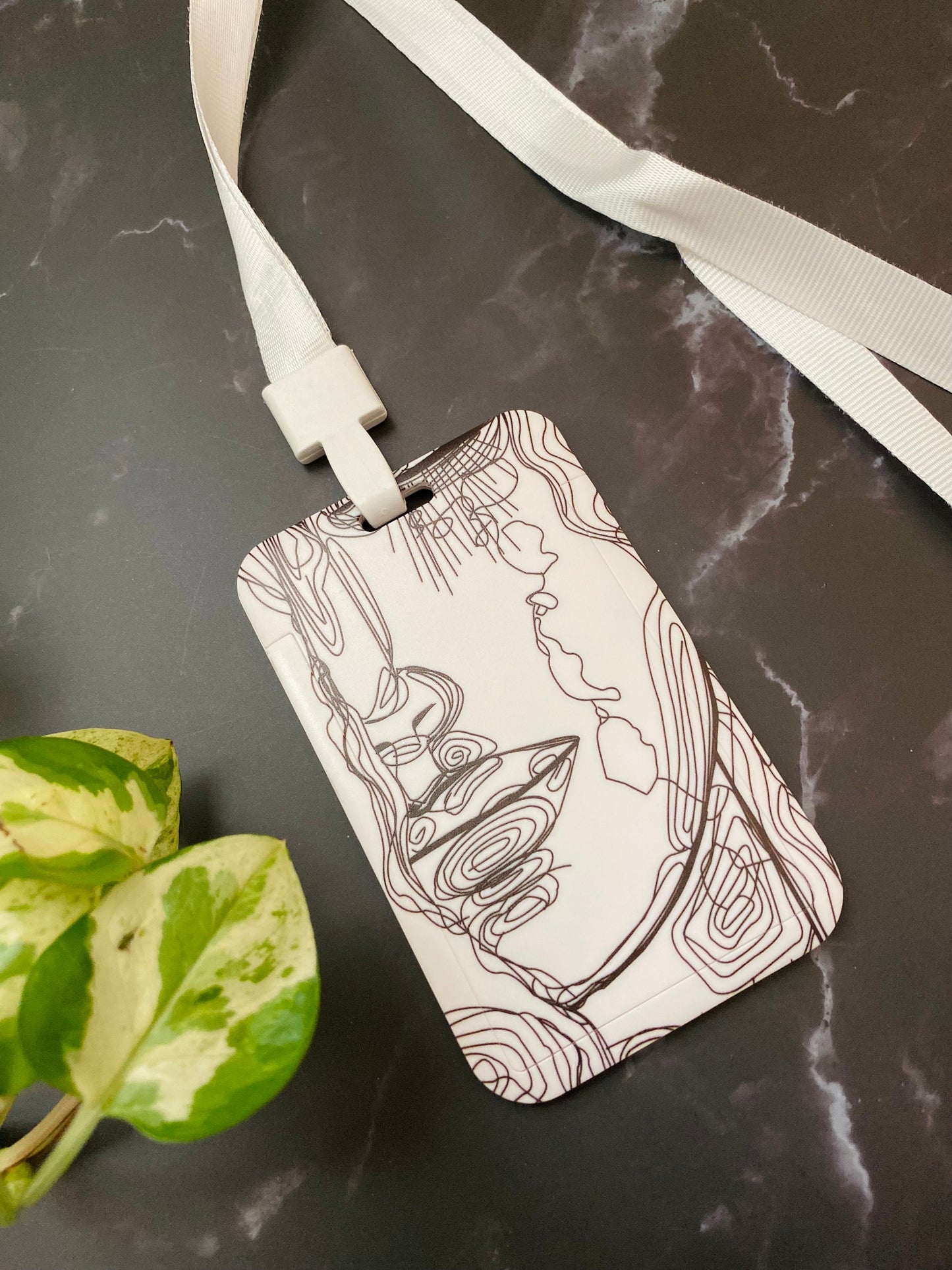 ID Badge Holder, Badge Holder, ID, Vertical, Badge Protector, Name Badge, Teacher Badge, Student Card, Floral, Butterfly, Christmas Gift