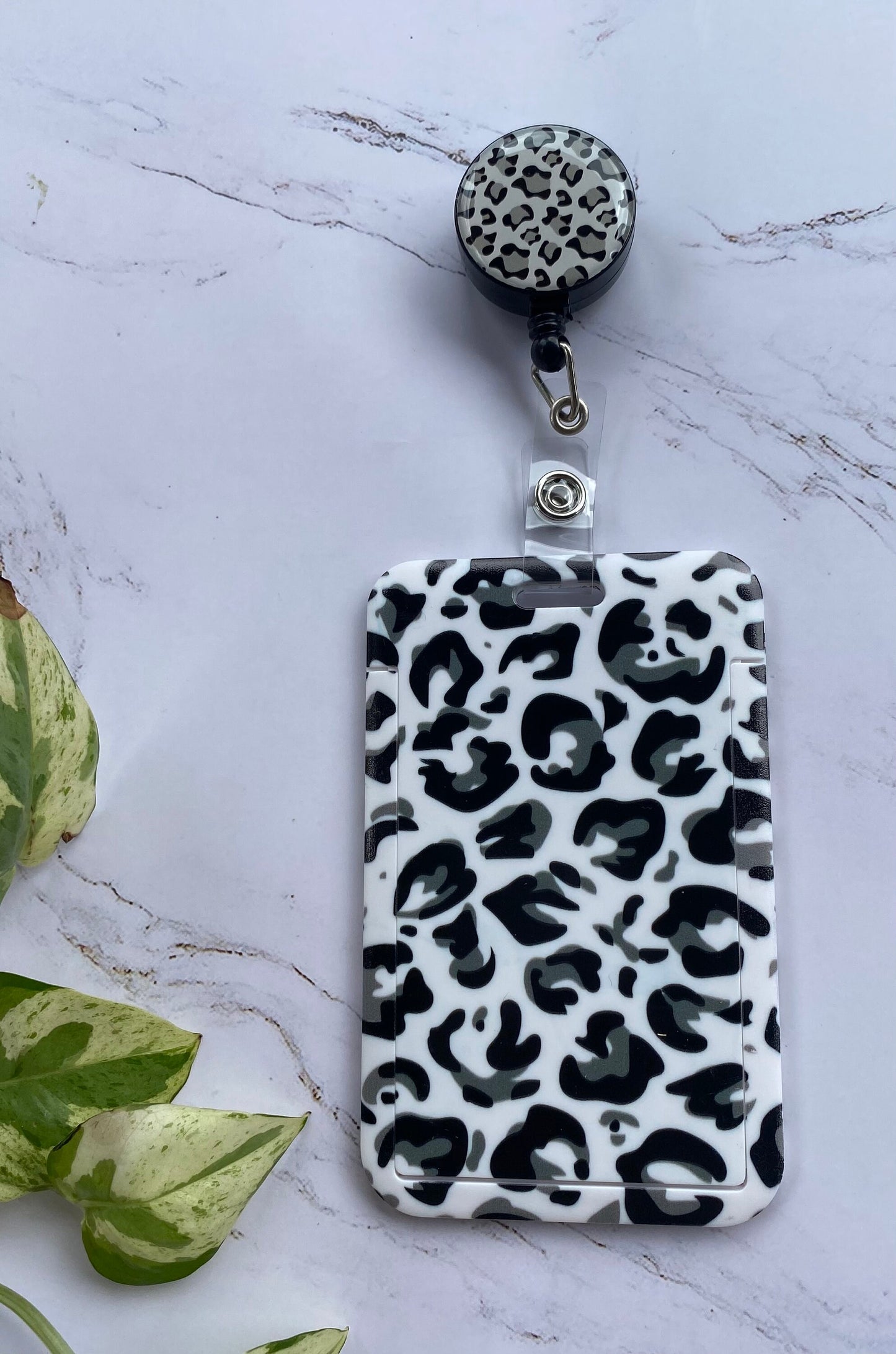 ID Card Badge Reel Retractable Belt, ID Card Holder, Removable Lanyard, Badge Keychain, ID Badge Holder, Protection Clip, Gift, Valentines