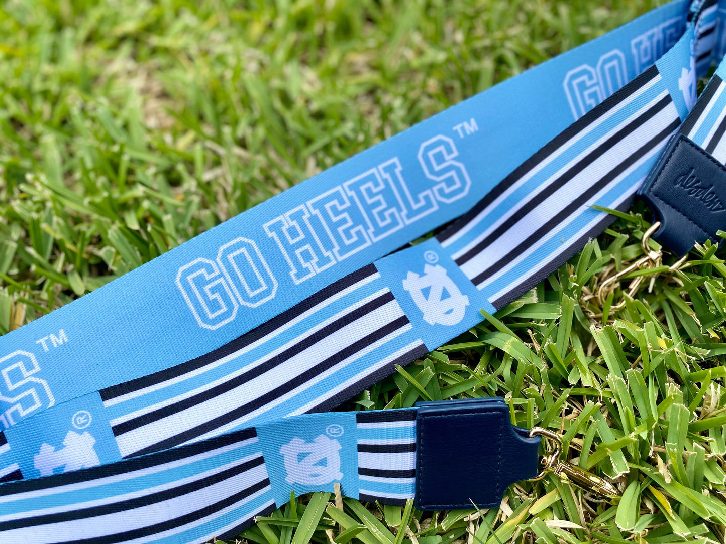 North Carolina, GO HEELS - Adjustable Purse Strap, Licensed, Stadium Approved, Patterned, Graduation Gift, Christmas Gift, Clear Bag, UNC