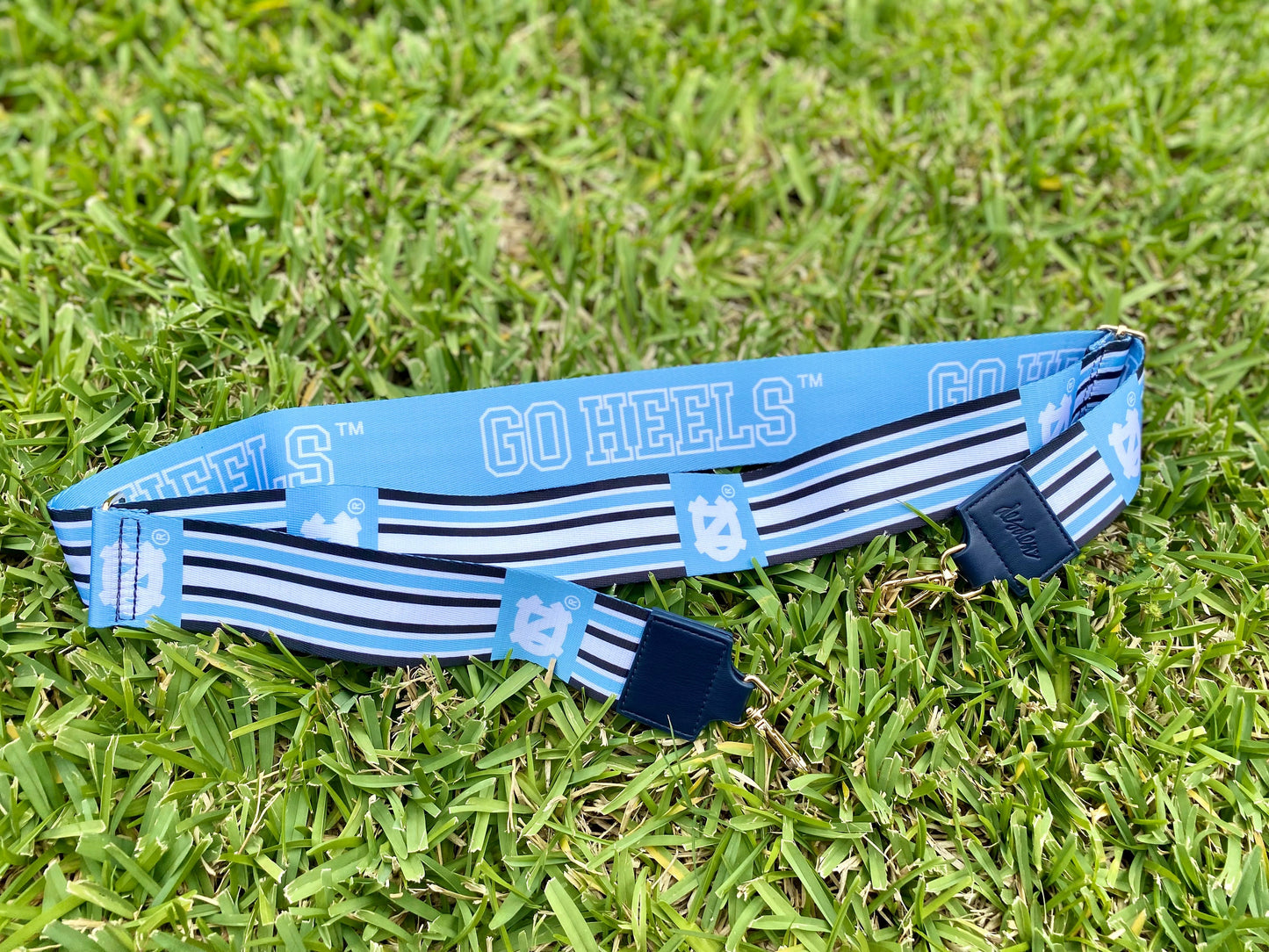 North Carolina, GO HEELS - Adjustable Purse Strap, Licensed, Stadium Approved, Patterned, Graduation Gift, Christmas Gift, Clear Bag, UNC