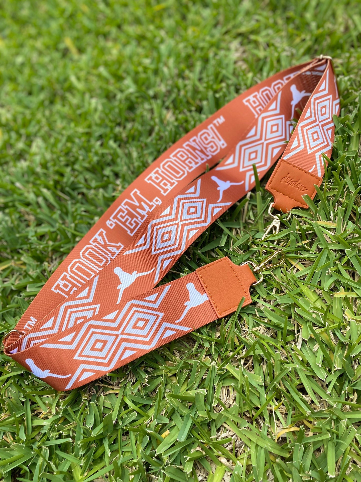 Texas Longhorn HOOKEM - Adjustable Purse Strap, Licensed, Stadium Approved, Game Day, Graduation Gift, Back to School, Clear Bag, Crossbody