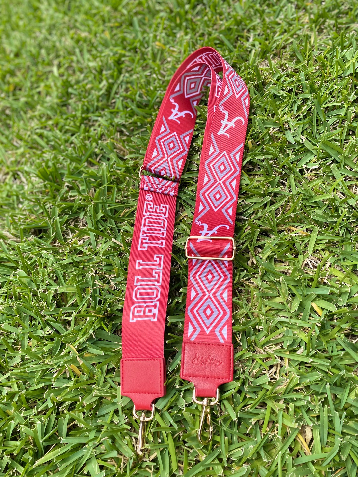 Alabama ROLL TIDE - Adjustable Purse Strap, Licensed, Stadium Approved, Game Day, Patterned, Graduation Gift, Clear Bag, Back to School