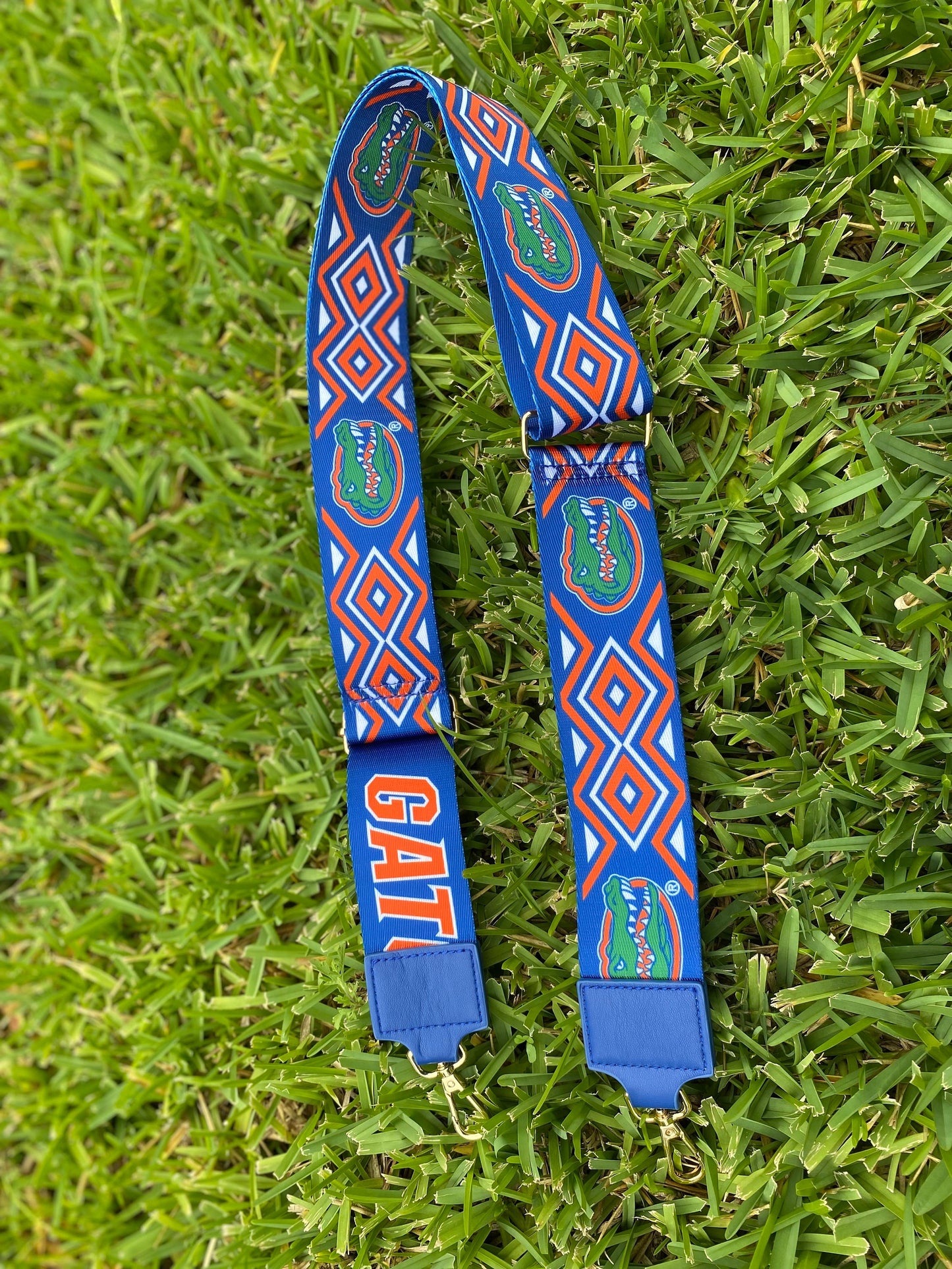 Florida GO GATORS - Adjustable Purse Strap, Licensed, Stadium Approved, Game Day, Patterned, Canvas, Graduation Gift, Back to school