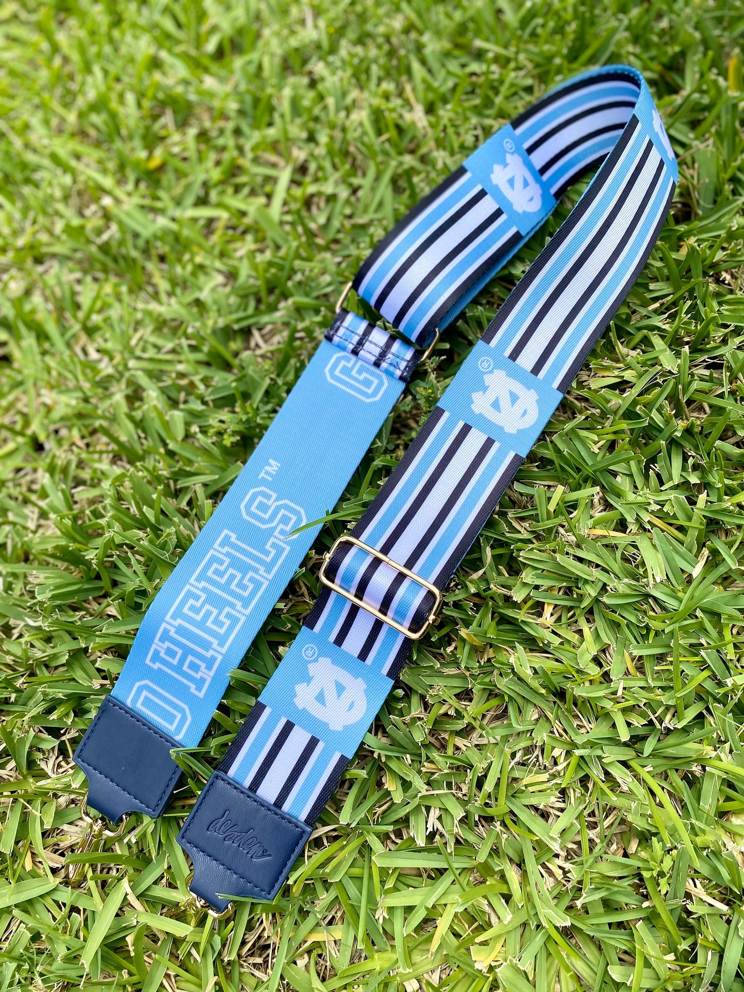 North Carolina, GO HEELS - Adjustable Purse Strap, Licensed, Stadium Approved, Patterned, Graduation Gift, Christmas Gift, Clear Bag, UNC