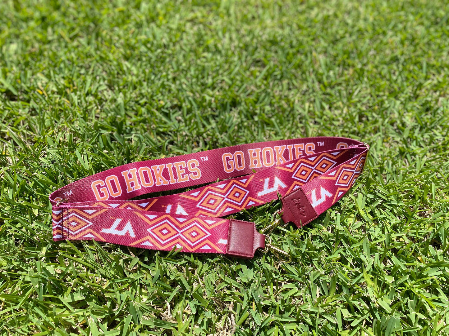 Virginia Tech GO HOKIES - Licensed Purse Strap 2"