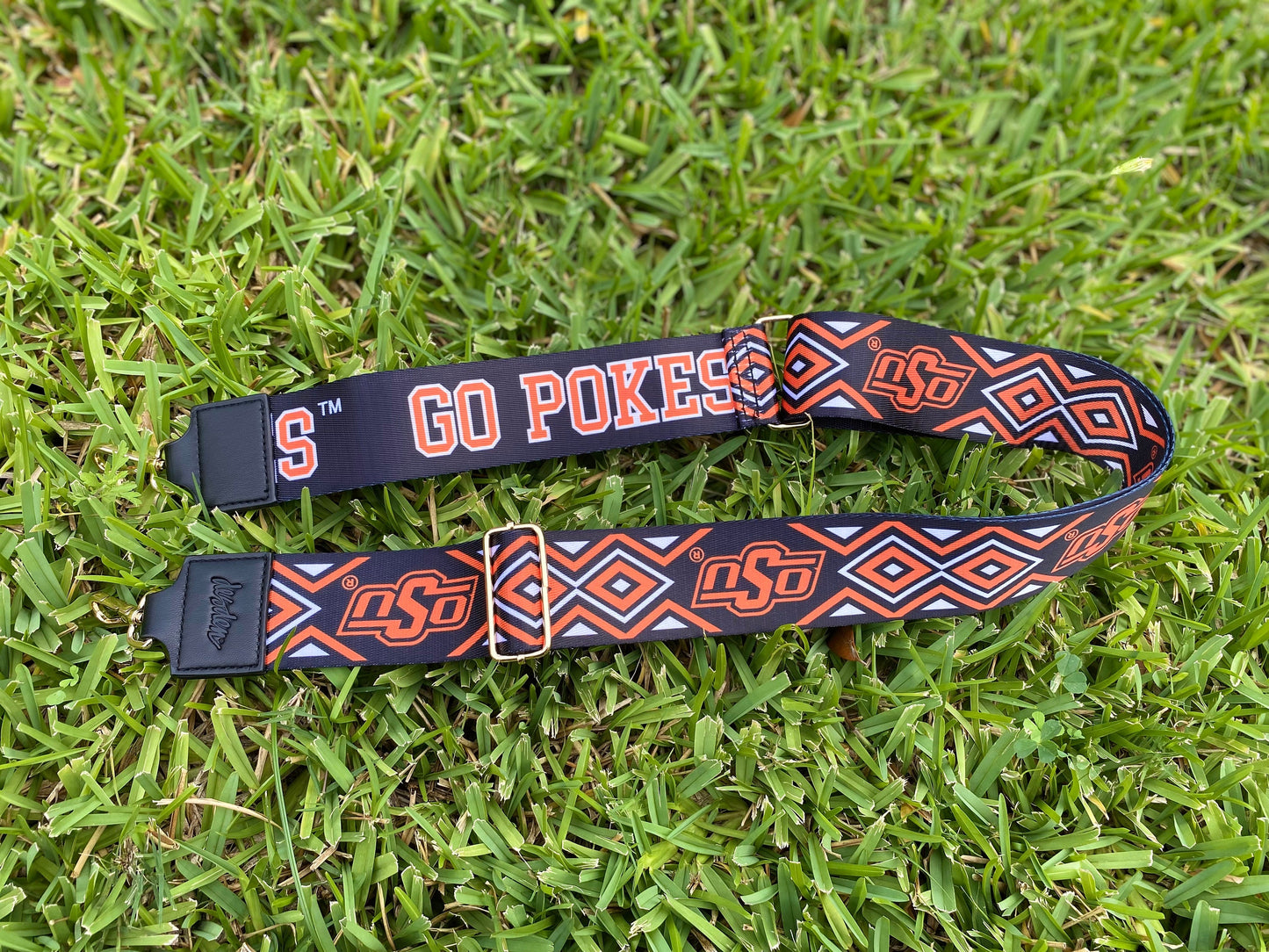 Oklahoma Cowboys GO POKES- Adjustable Purse Strap, Licensed, Stadium Approved, Game Day, Graduation Gift, Back to School, Tailgating