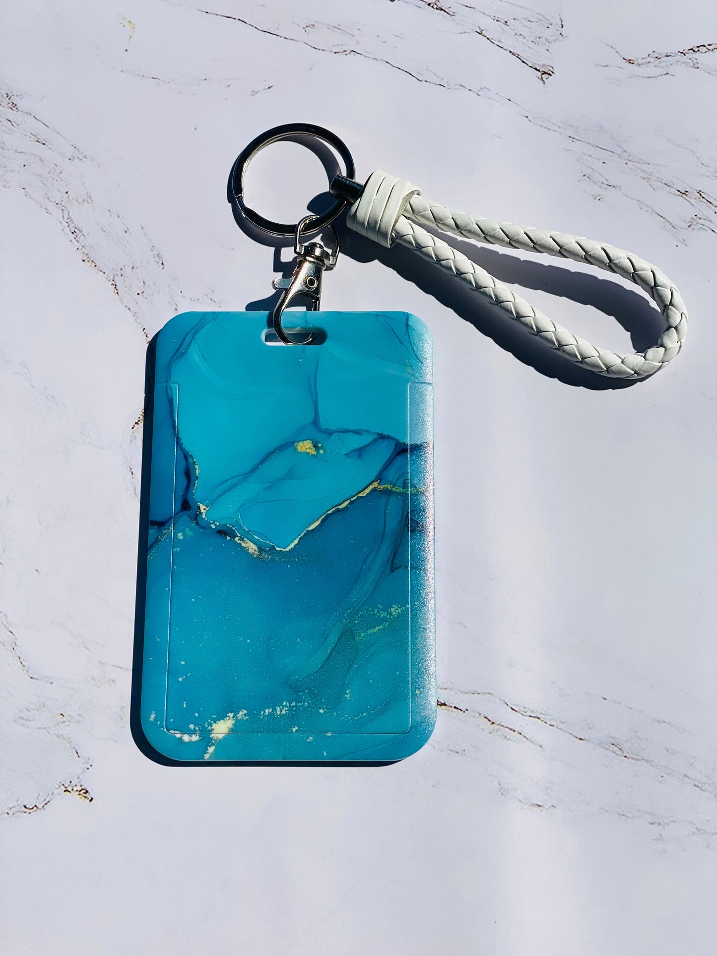 ID Badge Holder, ID Holder, Vertical ID Holder, Card Protector, Badge Protector, Teacher, Student, Healthcare, Floral, Marble, Valentines