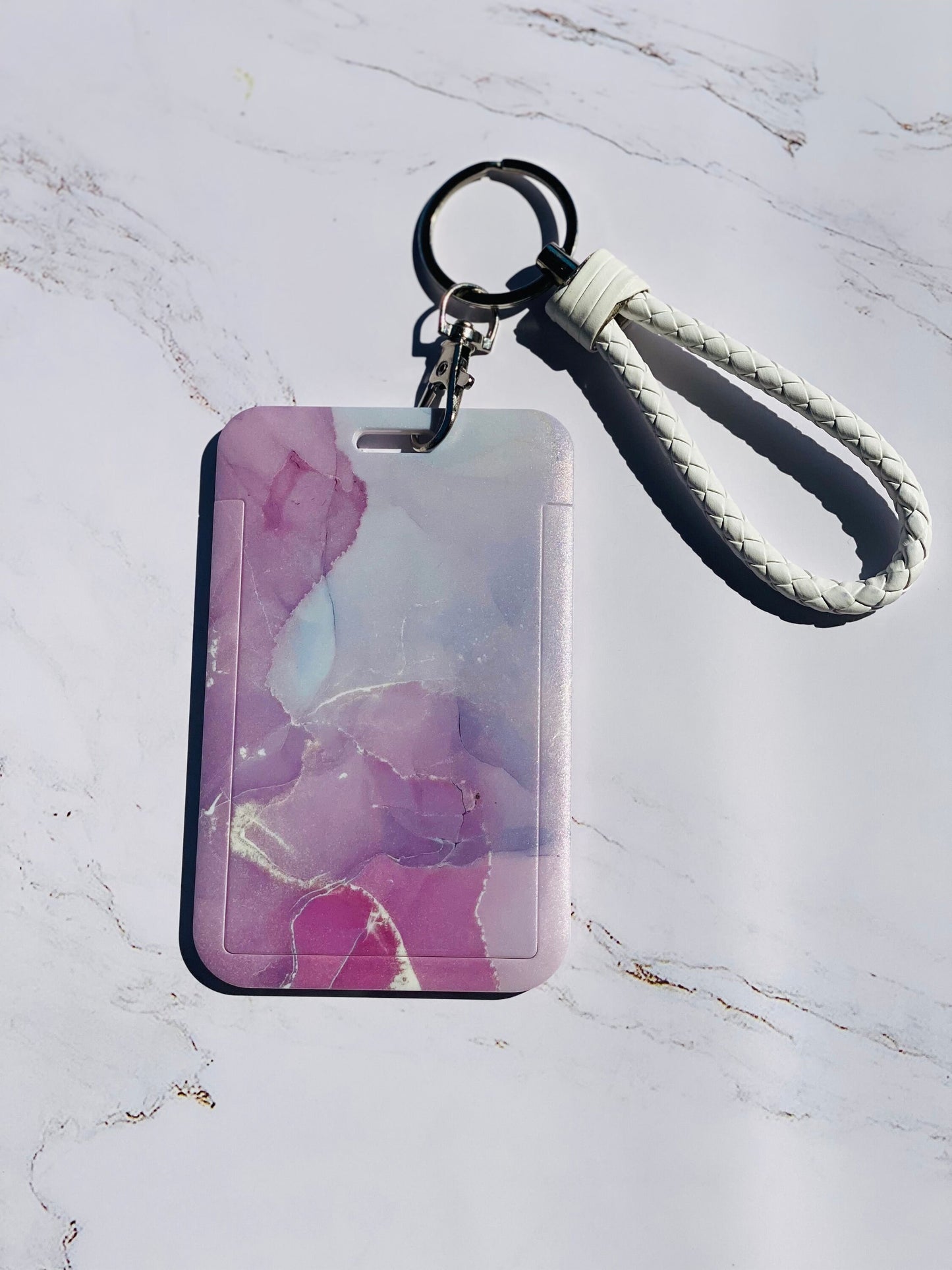 ID Badge Holder, ID Holder, Vertical ID Holder, Card Protector, Badge Protector, Teacher, Student, Healthcare, Floral, Marble, Valentines