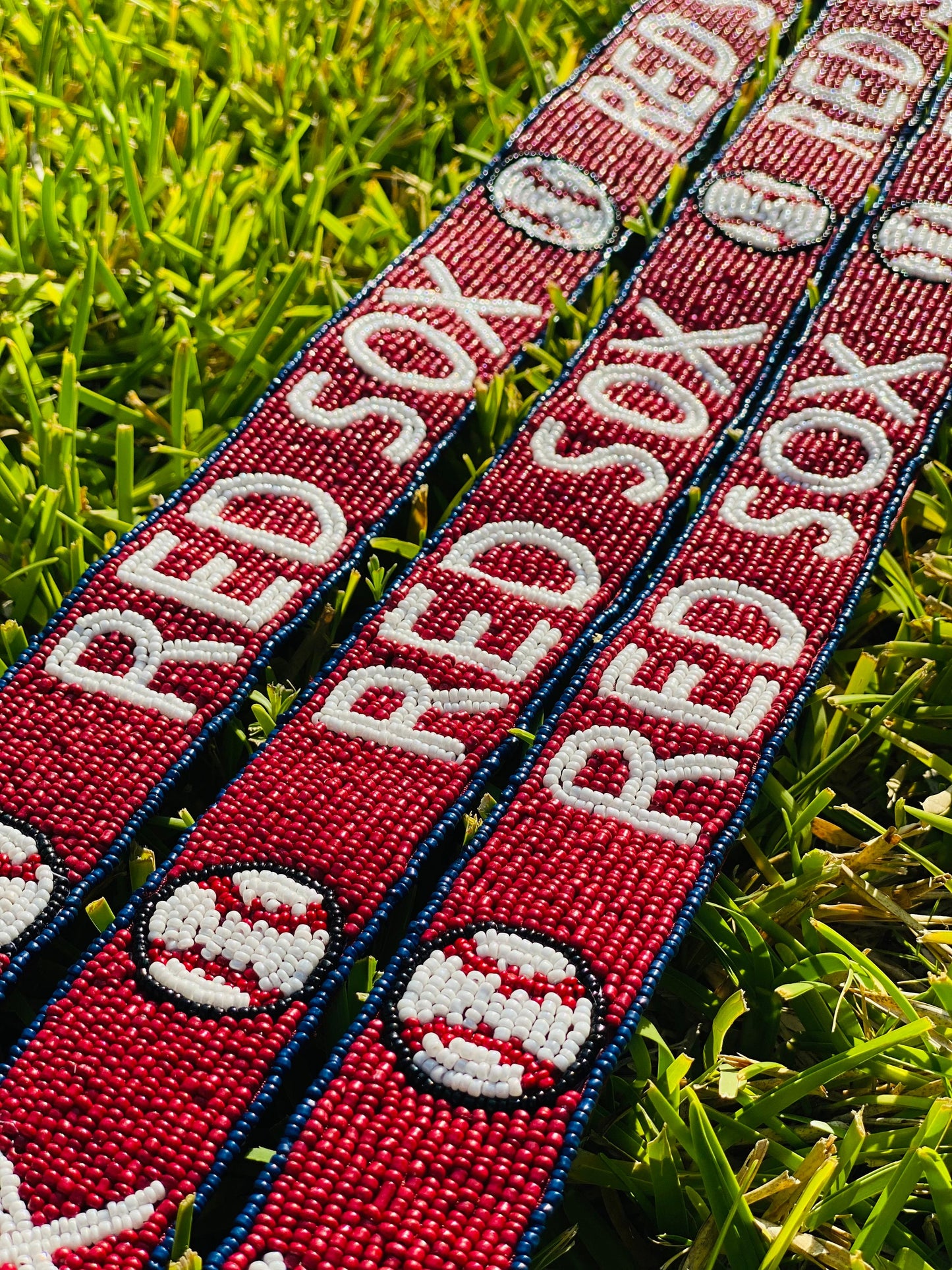 Boston Red Sox Beaded Purse Strap, Clear Purse, Handmade, Crossbody, Shoulder, Stadium Approved, Game Day, MLB, Graduation, Mothers Day