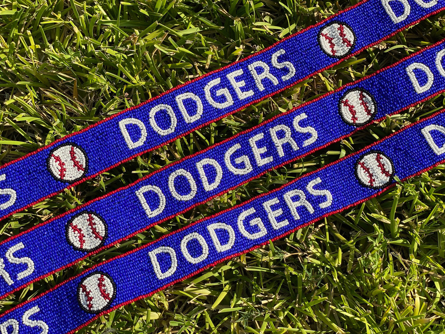 Dodgers, Beaded Purse Strap, Los Angeles, Handmade, Clear Purse, Crossbody, Shoulder, Stadium Approved, Game Day, Graduation, Mothers Day