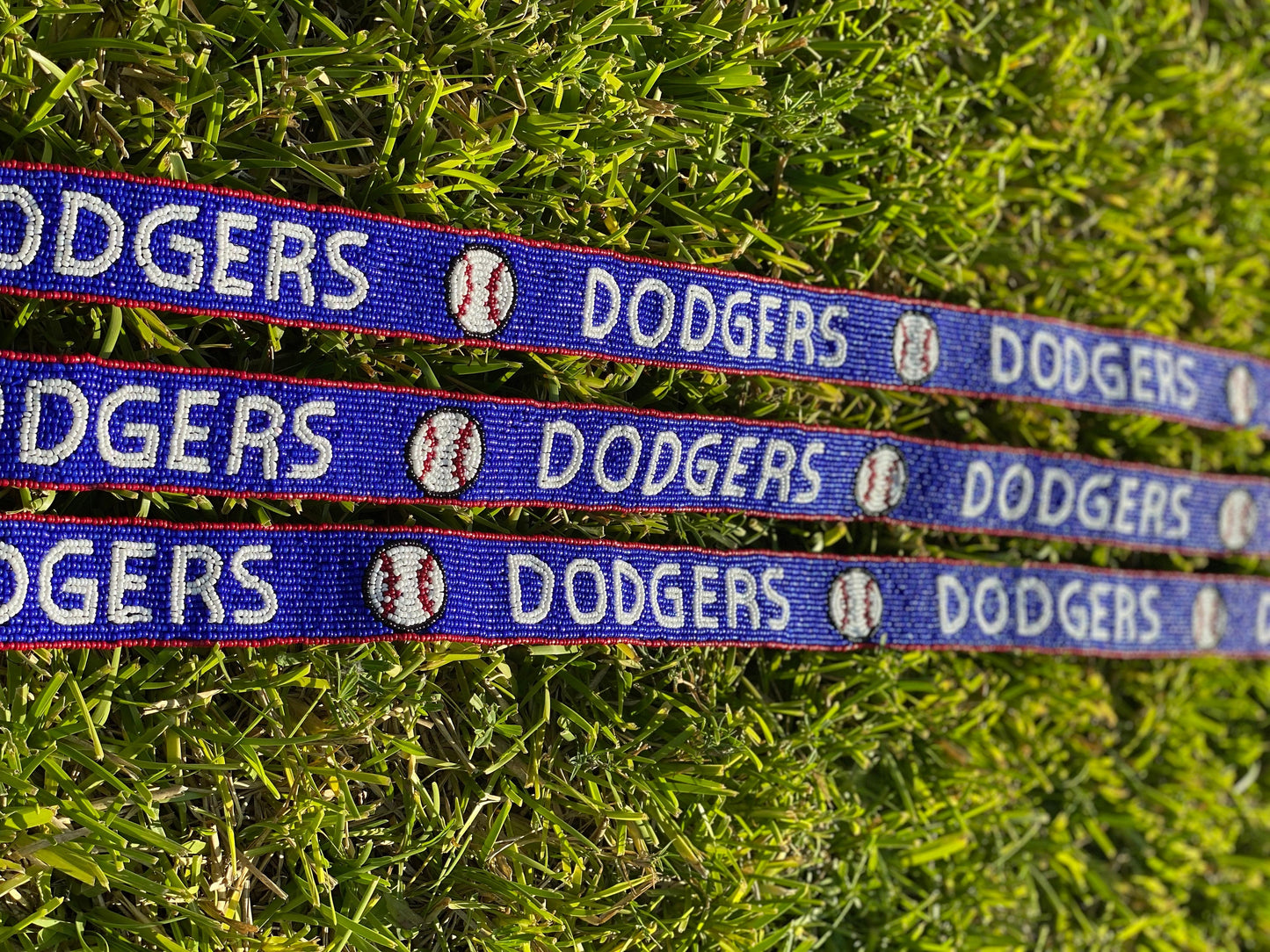 Dodgers, Beaded Purse Strap, Los Angeles, Handmade, Clear Purse, Crossbody, Shoulder, Stadium Approved, Game Day, Graduation, Mothers Day