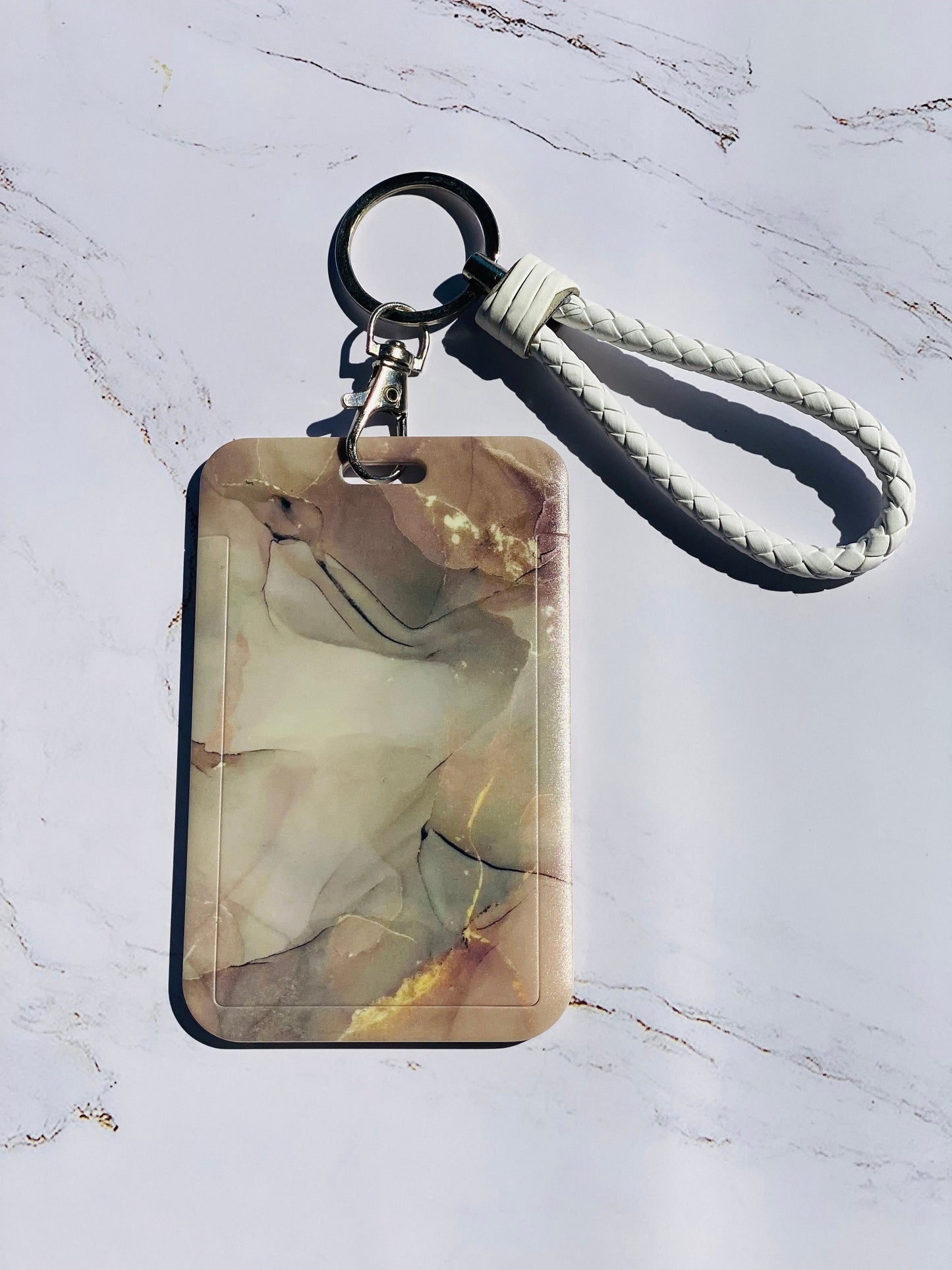 ID Badge Holder, ID Holder, Vertical ID Holder, Card Protector, Badge Protector, Teacher, Student, Healthcare, Floral, Marble, Valentines