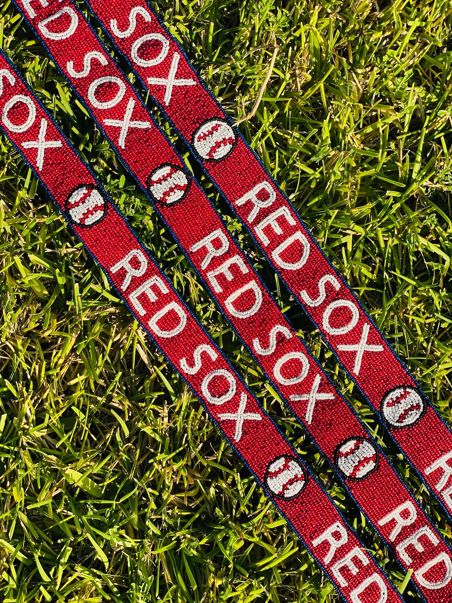 Boston Red Sox Beaded Purse Strap, Clear Purse, Handmade, Crossbody, Shoulder, Stadium Approved, Game Day, MLB, Graduation, Mothers Day