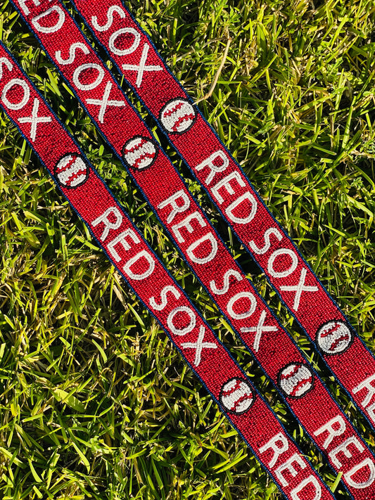 Boston Red Sox Beaded Purse Strap