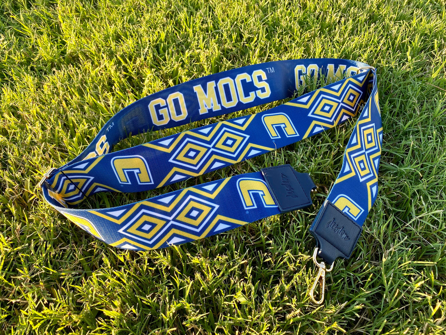Chattanooga GO MOCS - Adjustable Purse Strap, Licensed, Stadium Approved, Game Day, Patterned, Canvas, Graduation Gift, Clear Bag, Crossbody