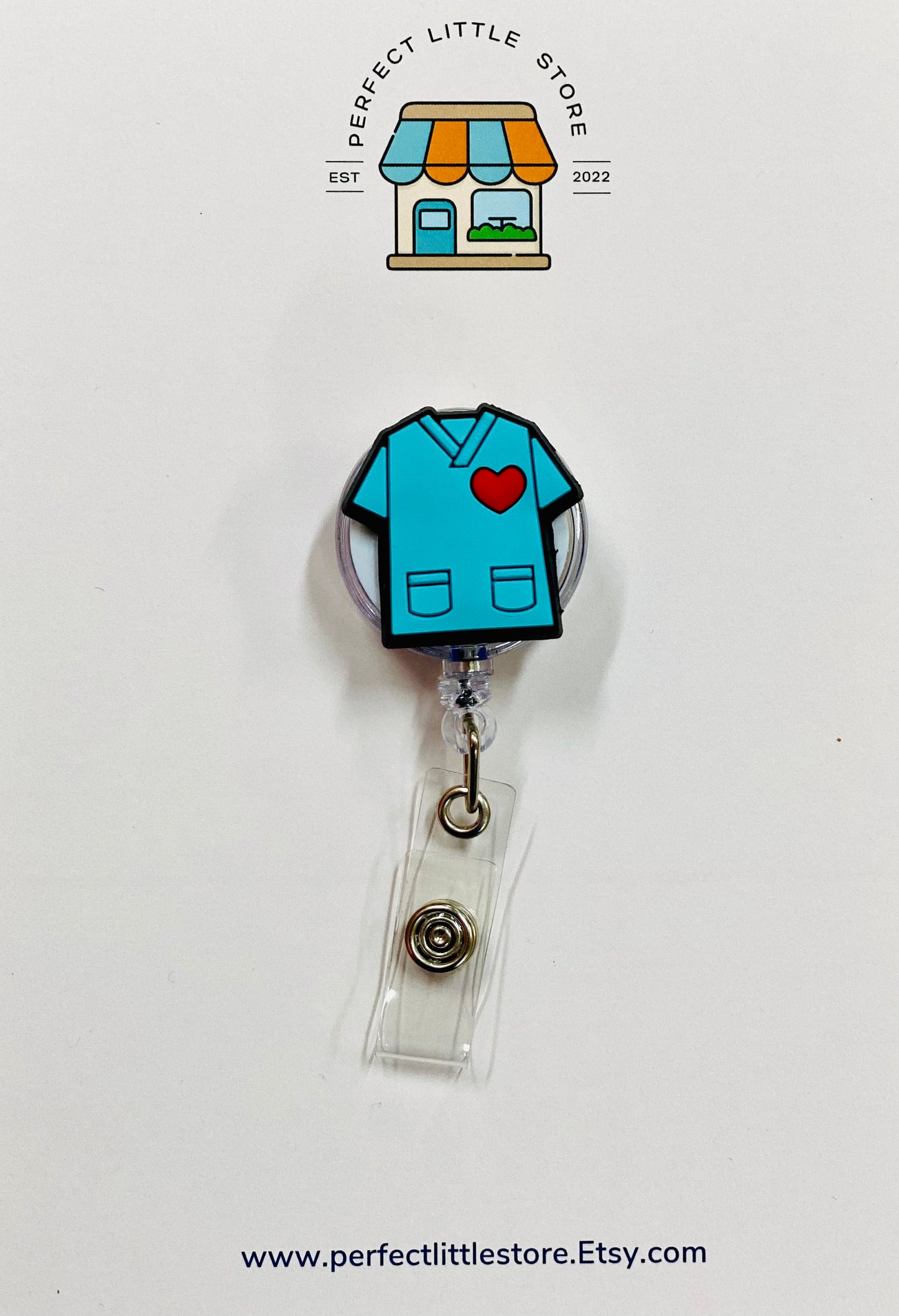 Retractable Badge Reel, Nurse ID Holder, RN Key Card, Hospital Reel, Nurse Gift, Medical Gift, Reel, Sparkle Badge Reel, Valentines Gift