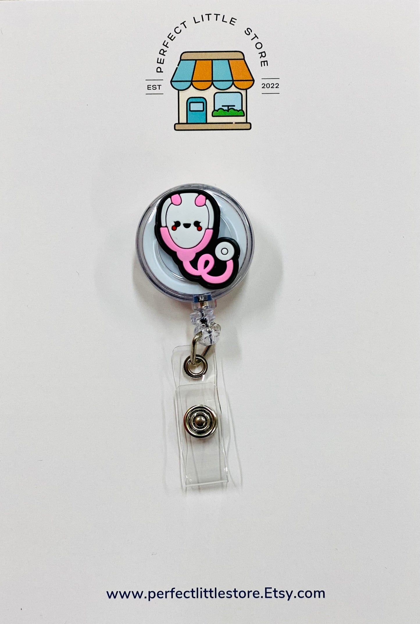 Retractable Badge Reel, Nurse ID Holder, RN Key Card, Hospital Reel, Nurse Gift, Medical Gift, Reel, Sparkle Badge Reel, Valentines Gift