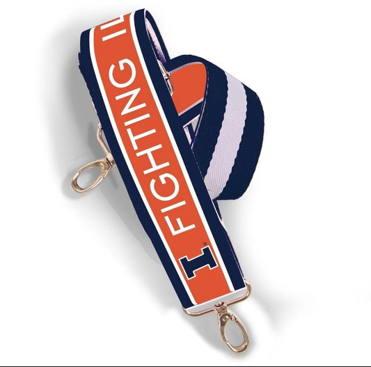 Fighting Illini licensed canvas strap