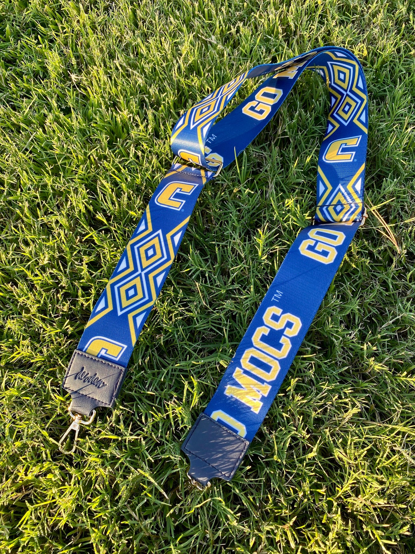 Chattanooga GO MOCS - Adjustable Purse Strap, Licensed, Stadium Approved, Game Day, Patterned, Canvas, Graduation Gift, Clear Bag, Crossbody