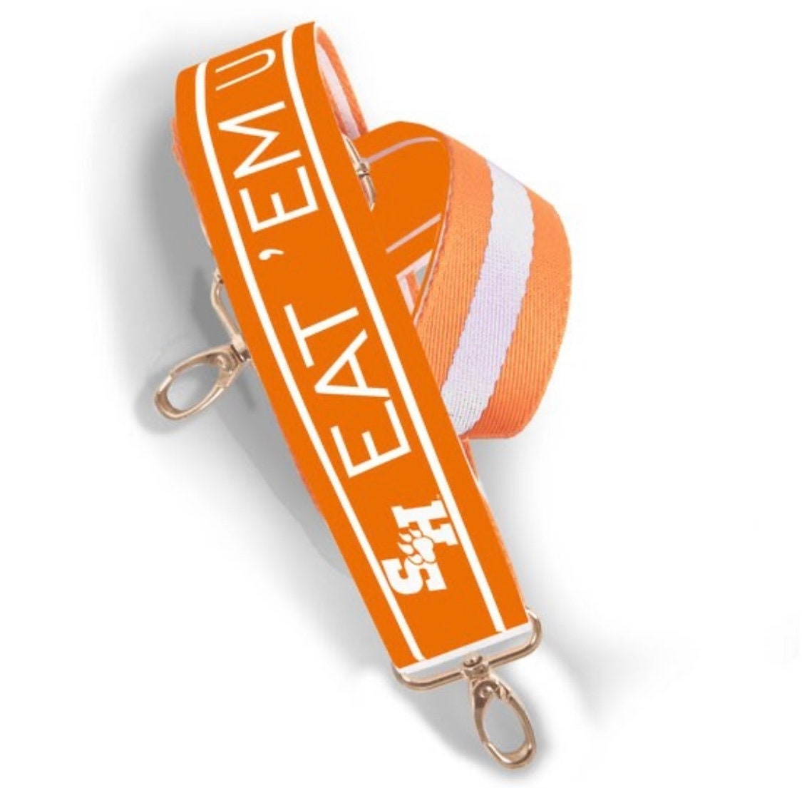 Sam Houston EAT 'EM UP - Adjustable Purse Strap, Licensed, Patterned, Crossbody, Tailgate, Stadium Approved, Graduation Gift, Back to School