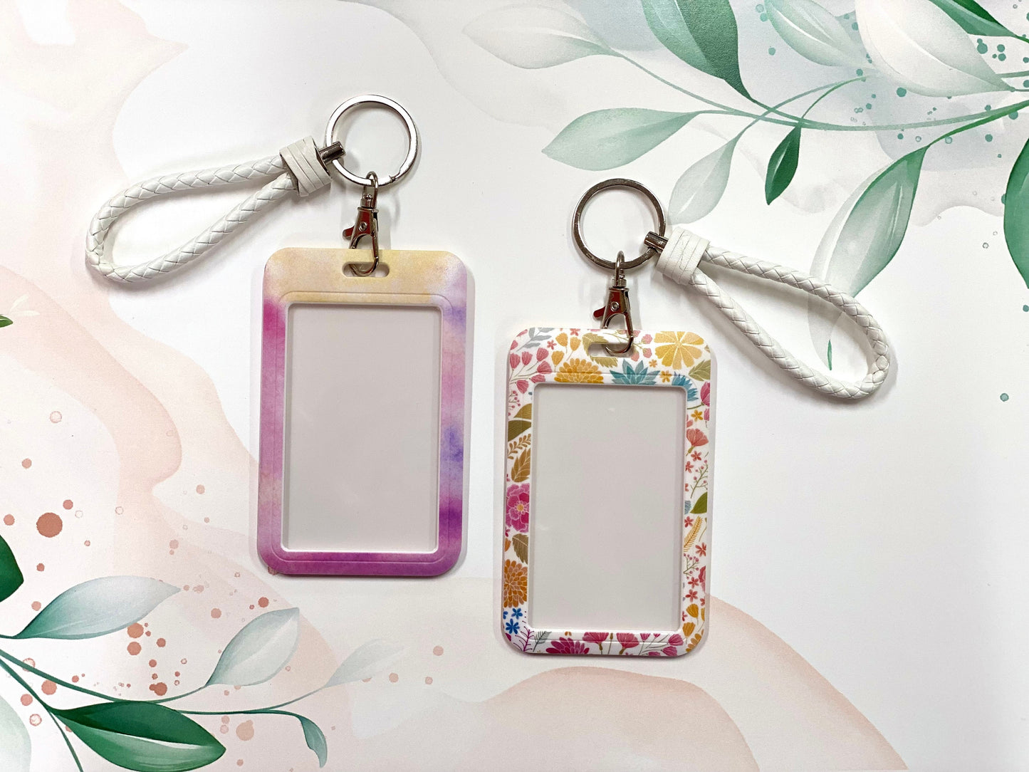 ID Badge Holder, Badge Holder, Vertical ID Holder, Card Protector Case, Badge Protector, Name Badge, Teacher, Student Card, Valentines