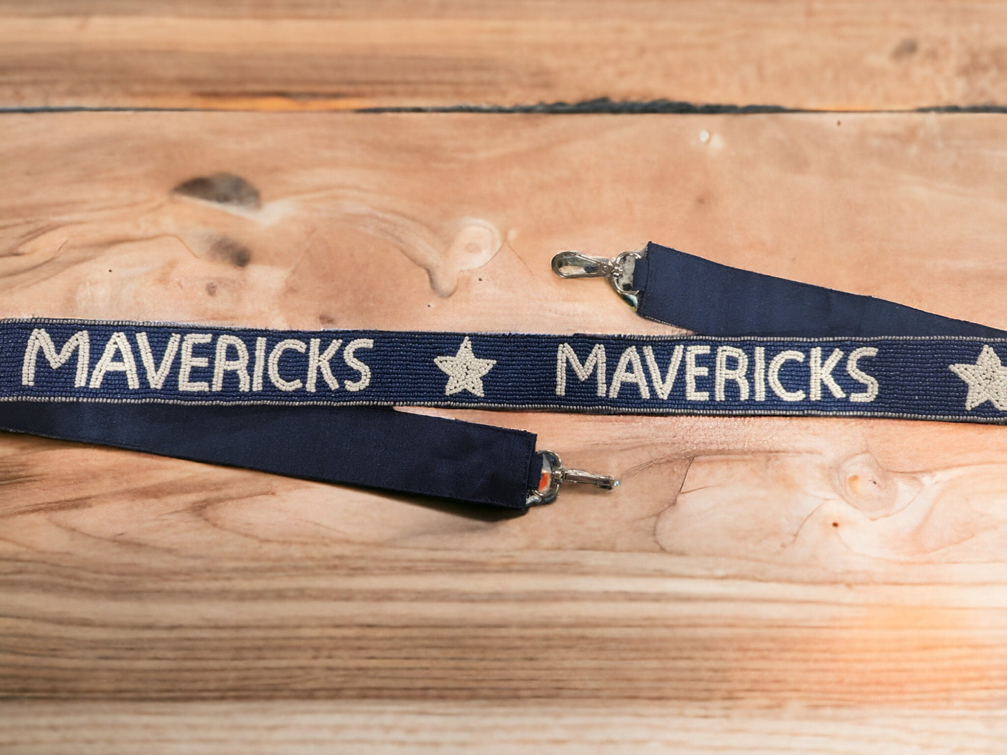 Dallas Mavericks Beaded Purse Strap, Handmade, Clear Purse, Crossbody, Shoulder, Stadium Approved, Game Day, Graduation, Gift, Mothers Day