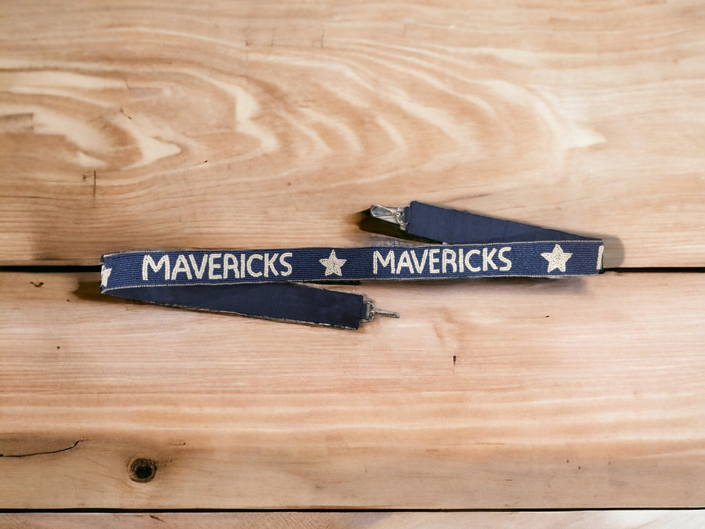 Dallas Mavericks Beaded Purse Strap, Handmade, Clear Purse, Crossbody, Shoulder, Stadium Approved, Game Day, Graduation, Gift, Mothers Day