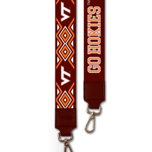 Virginia Tech GO HOKIES - Licensed Purse Strap 2"