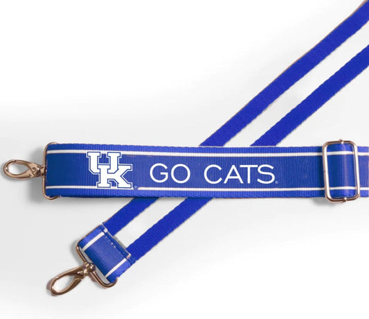 Kentucky Strap GO CATS - Adjustable, Licensed, Canvas, Game Day, Crossbody, University, Stadium Approved, Graduation Gift, Back to School