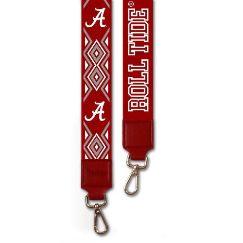 Alabama ROLL TIDE - Adjustable Purse Strap, Licensed, Stadium Approved, Game Day, Patterned, Graduation Gift, Clear Bag, Back to School