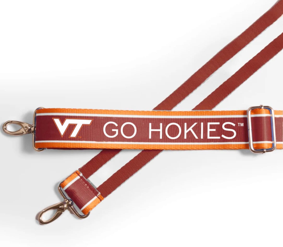 Virginia Tech Clear Purse with Strap / GO HOKIES - Licensed, Canvas, Game Day, Stadium Approved, Crossbody, Graduation Gift, Back to School