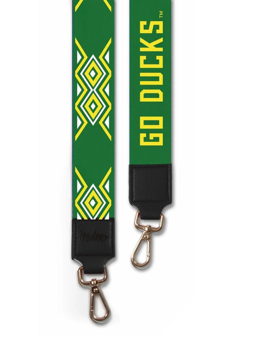 Oregon GO DUCKS - Licensed, Strap, Canvas, Game Day, Stadium Approved, Adjustable, Clear Purse, Graduation Gift, Back to School, Crossbody