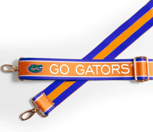 Florida GO GATORS - Adjustable Purse Strap, Licensed, Stadium Approved, Game Day, Patterned, Canvas, Graduation Gift, Back to school