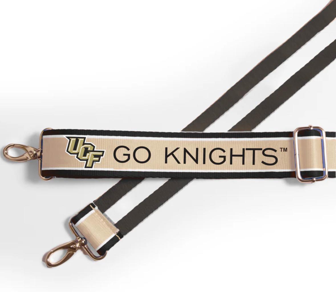 Central Florida GO KNIGHTS - Licensed Canvas Strap with Clear Purse