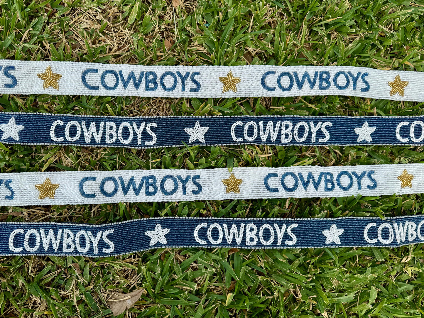 Cowboys Beaded Purse Strap, Handmade, Clear Bag, Crossbody, Shoulder, Stadium Approved, Game Day, Tailgating, Christmas Gift