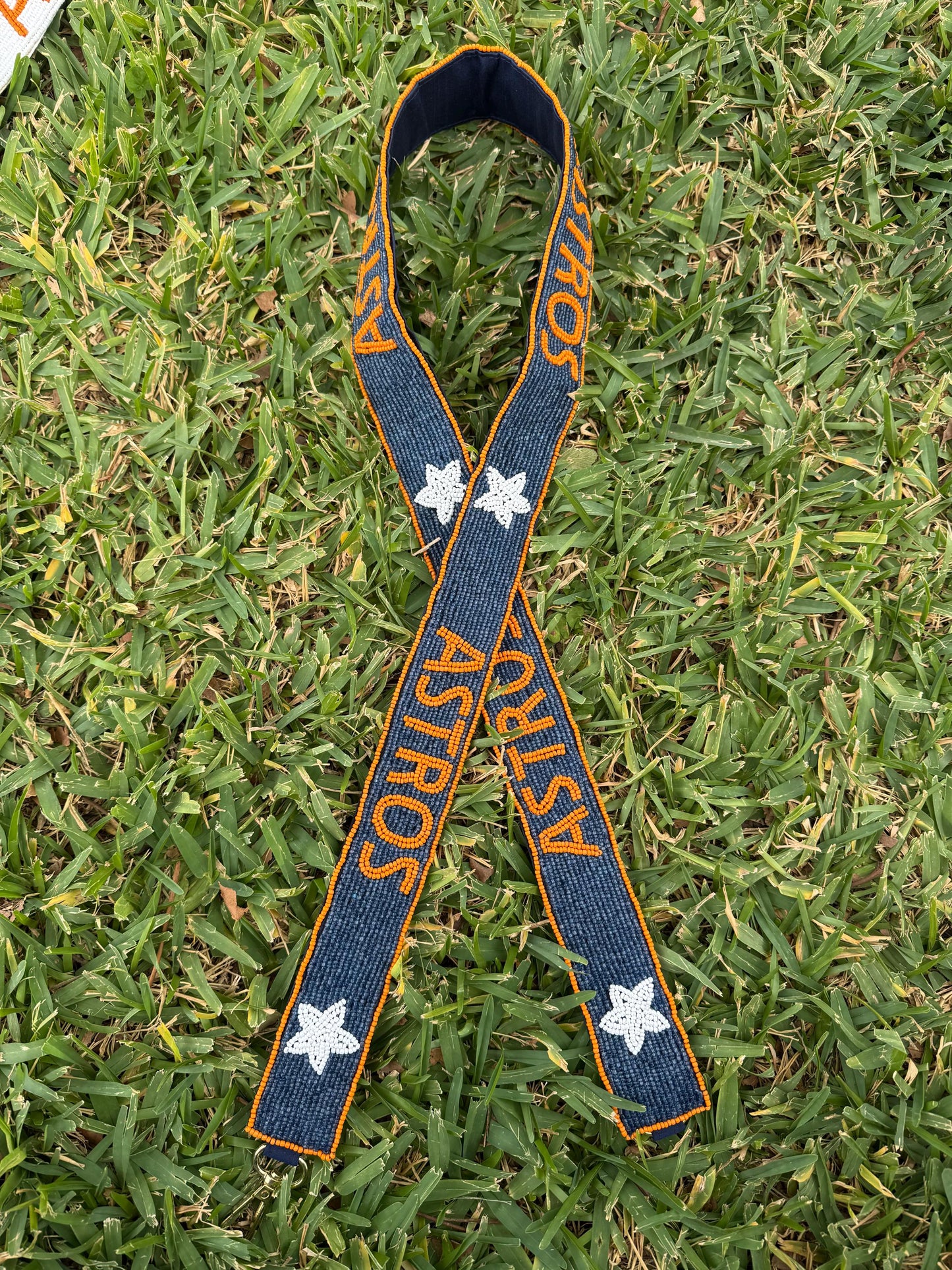 Houston Astros Beaded Purse Strap