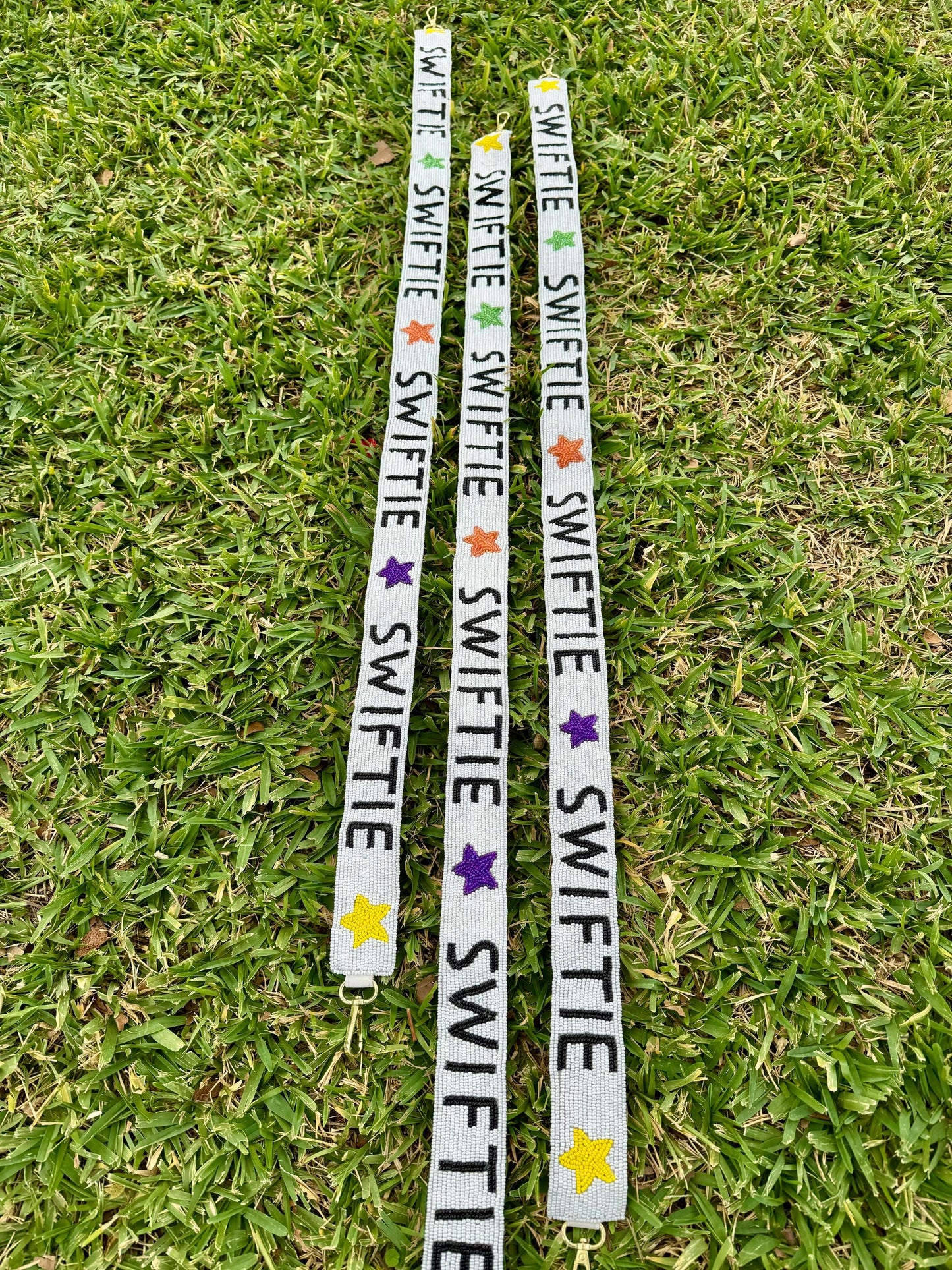 Swiftie-Inspired Bag Strap | Handcrafted Shoulder Strap for Taylor Swift Fans | Stylish Fan Accessory Custom Beaded Purse Strap | Concert